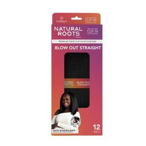 Curlkalon -  Blow Out Straight 12" Clip-In Natural Bl Black